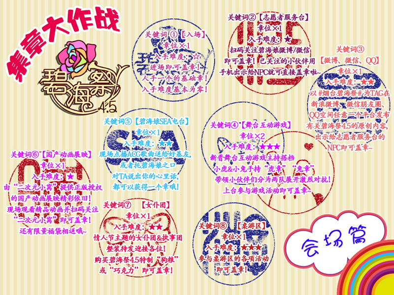 碧海祭BSS4.5——“集章大作战”玩法大公开! 漫展 第2张 碧海祭BSS4.5——“集章大作战”玩法大公开! 漫展 第2张