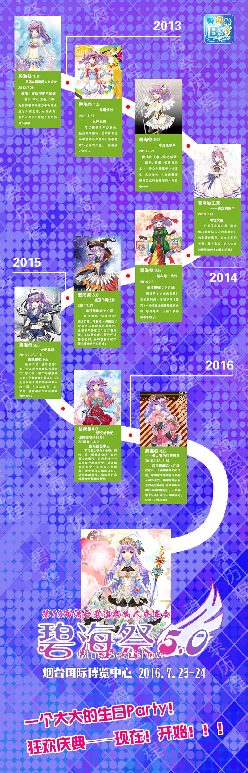 烟台碧海祭BSS5.0——生日庆典开启!Happy Birthday! 漫展 第2张 烟台碧海祭BSS5.0——生日庆典开启!Happy Birthday! 漫展 第2张
