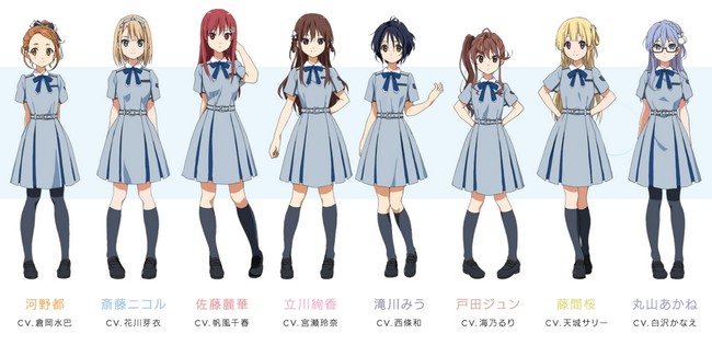 秋元康的二次元偶像团体《22/7》动画情报公开 资讯 第2张