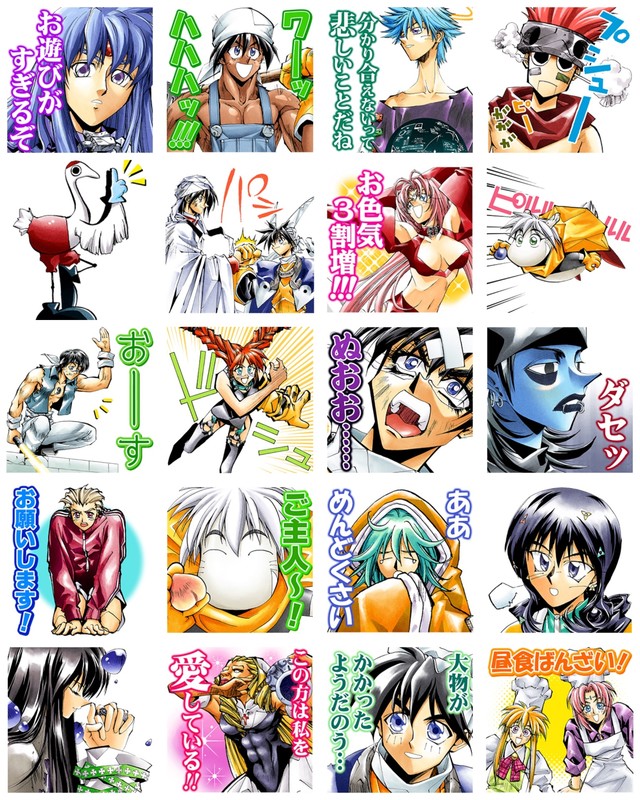 JUMP创刊50周年纪念 藤崎龙《封神演义》LINE表情上线 资讯 第3张