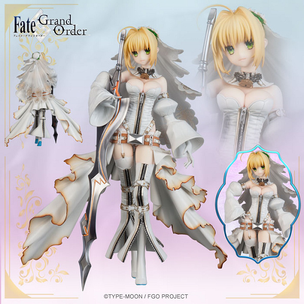 《Fate/Grand Order》尼禄“花嫁”款模型成品公开 资讯 第1张