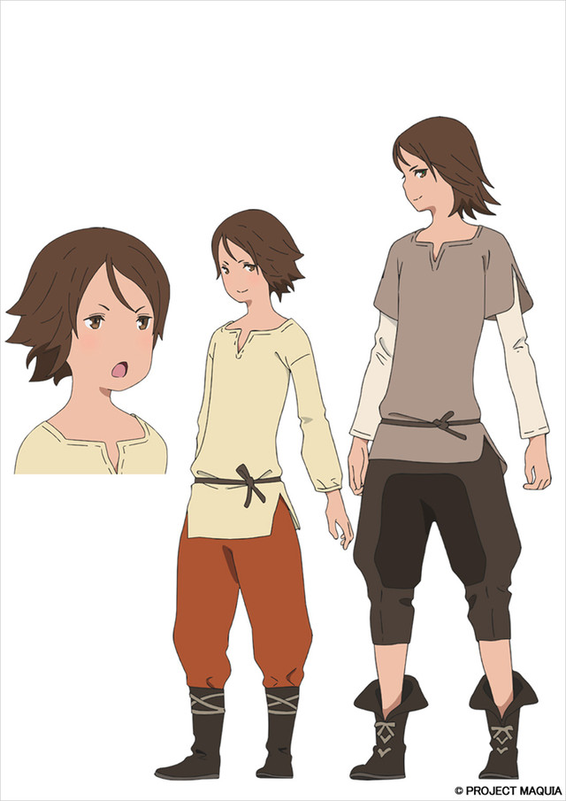  剧场版动画《さよならの朝に約束の花をかざろう》公布角色设计图 资讯 第8张