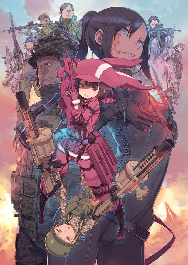 時雨泽恵一×黑星红白《刀剑神域外传Gun Gale Online》主视觉图公开 资讯 第2张