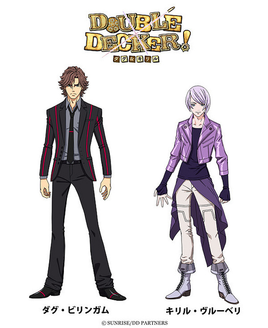 《TIGER & BUNNY》新动画《DOUBLE DECKER! ダグ&キリル》公开海报和声优名单 资讯 第2张