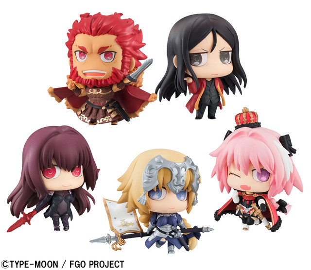 盒蛋「ぷちきゃら！ ちみメガ Fate/Grand Order」开放预约 资讯 第2张