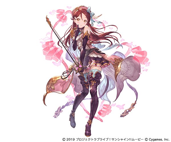 《Love Live! Sunshine!!》Aqours成员樱内梨子、松浦果南跃入游戏《碧蓝幻想》 资讯 第2张