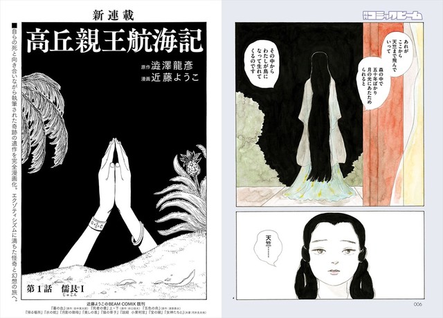 澁泽龙彦《高丘亲王航海记》漫画化 资讯 第3张