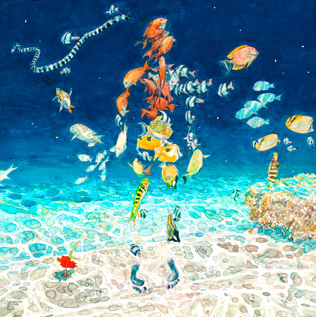 五十岚大介为米津玄师新曲《海之幽灵》绘制封面 资讯 第1张