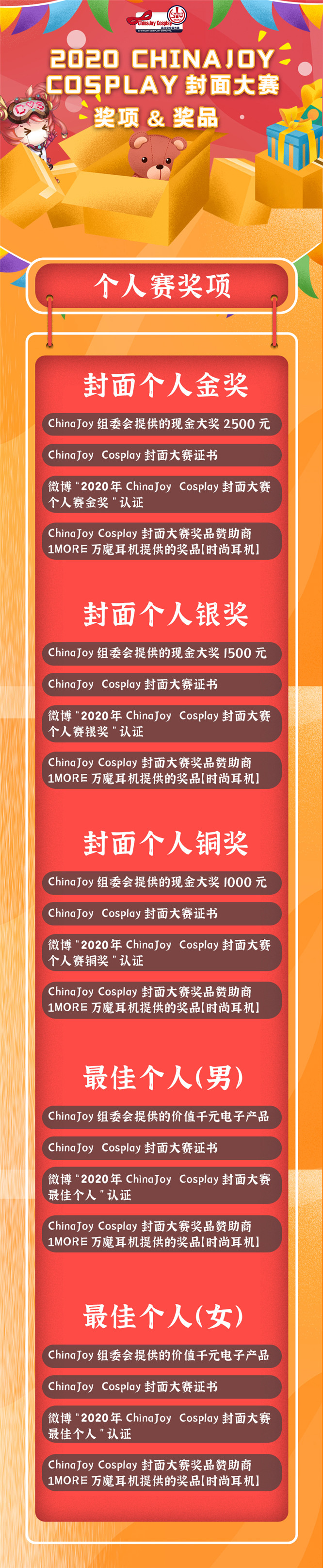 他来了！带着 ChinaJoy Cosplay封面大赛奖品来了！ 漫展 第2张