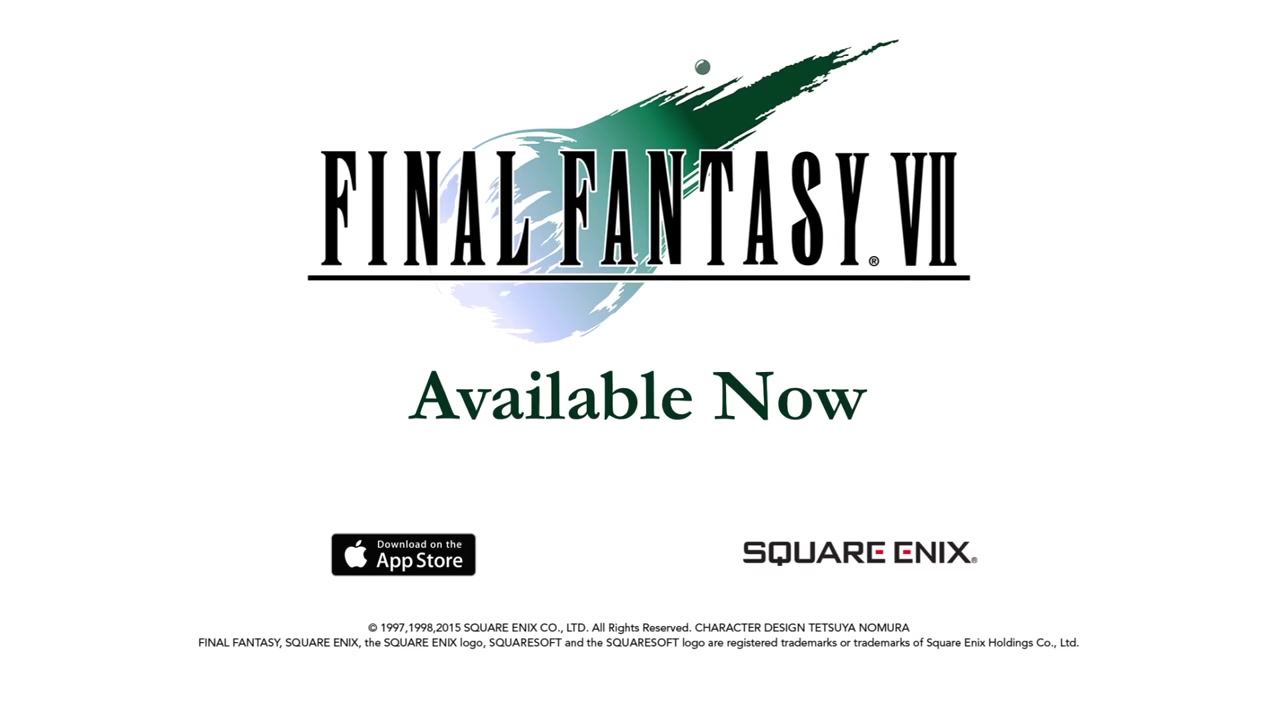 游戏《最终幻想7》在北美登录iOS 资讯