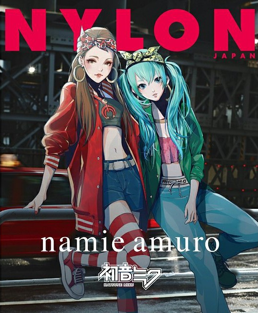 抢眼又亮丽！安室奈美恵×初音未来登上杂志「NYLON JAPAN」11月号封面 资讯