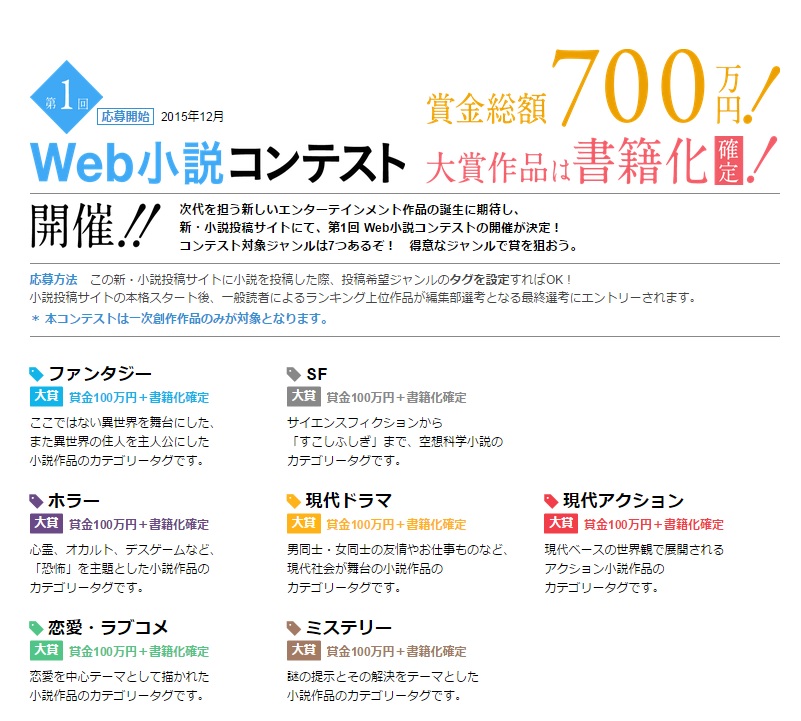 日本「KADOKAWA」宣布与「Hatena」合作推出网络小说投稿网站 资讯 第2张