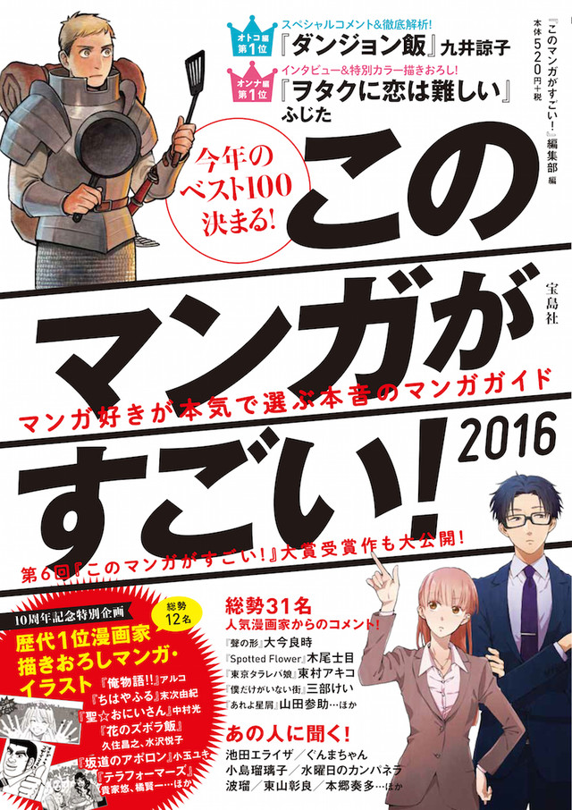 “2016这本漫画真厉害！”冠军出炉！