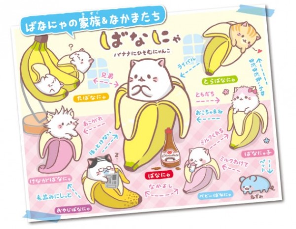 香蕉...喵？神祕生物「ばなにゃ」即将动画化 资讯 第2张