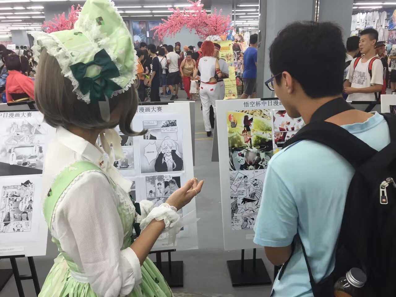 悟空杯中日漫画大赛(部分)优秀作品展盛大开幕 漫展 第4张
