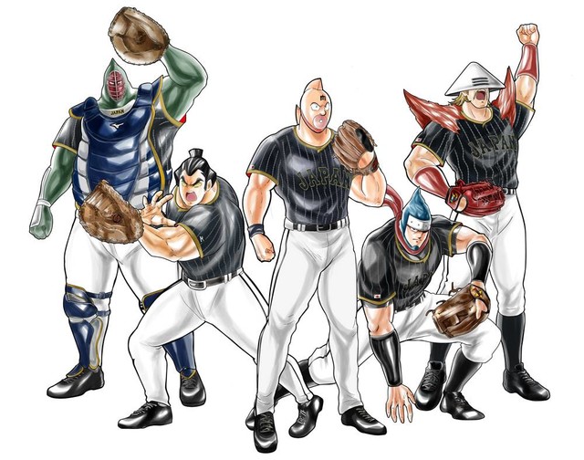 漫画《筋肉人》与日本棒球队《侍ジャパン》举行联合宣传活动 资讯 第2张