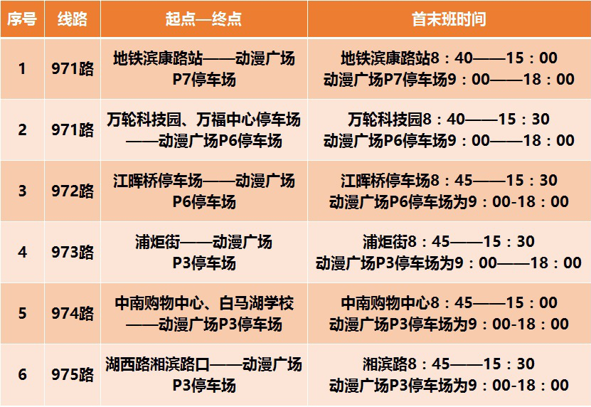 动漫节免费专线安排出炉，建议大家公交换乘，绿色出行 漫展 第2张