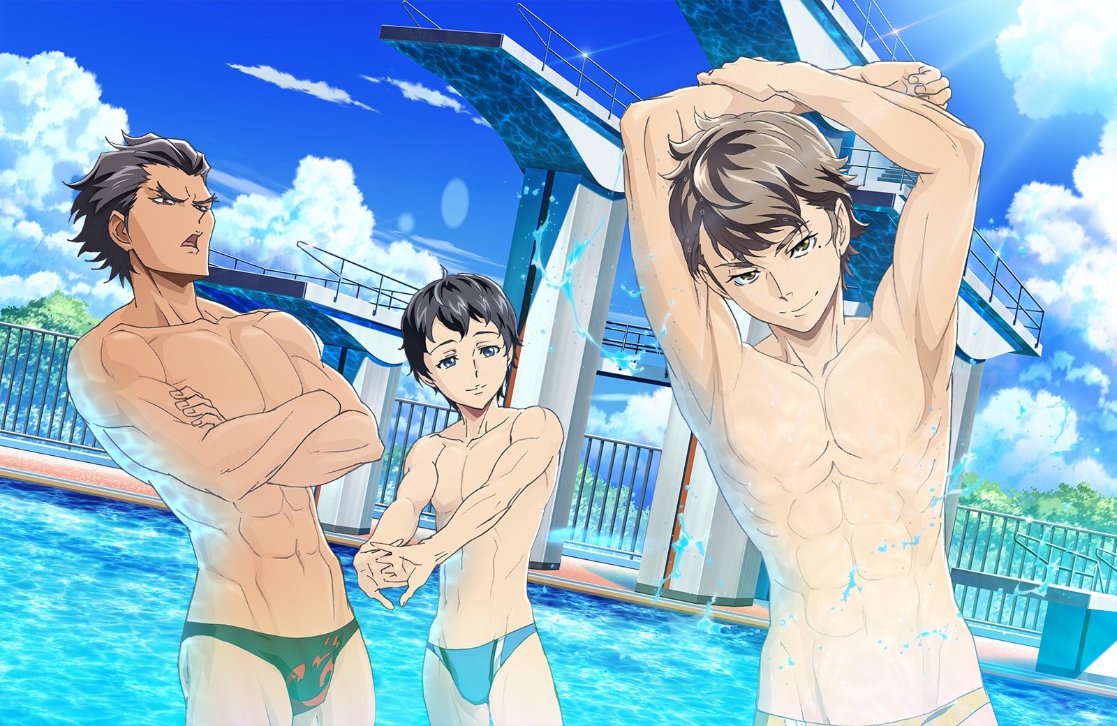 腐向动画《跳水男孩》杂志附赠海报公布