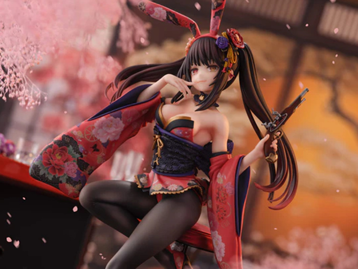  《约会大作战V》时崎狂三-和服兔女郎-手办开始预约  周边 第3张