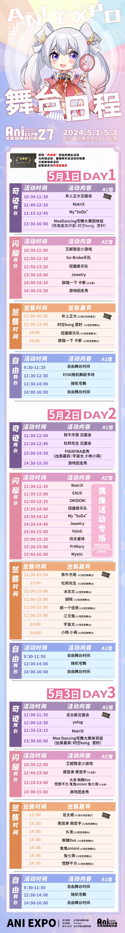  五一第27届武汉艾妮动漫游戏展终宣情报之逛展全攻略  漫展 第4张