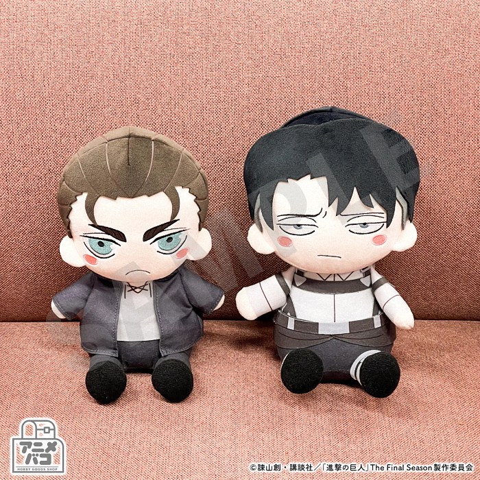  《进击的巨人》艾伦与利威尔新作布偶即将发售  周边 第5张