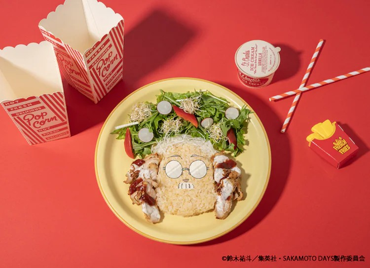  《坂本日常》主题咖啡馆开幕，以美式餐厅为概念。  漫展 第15张