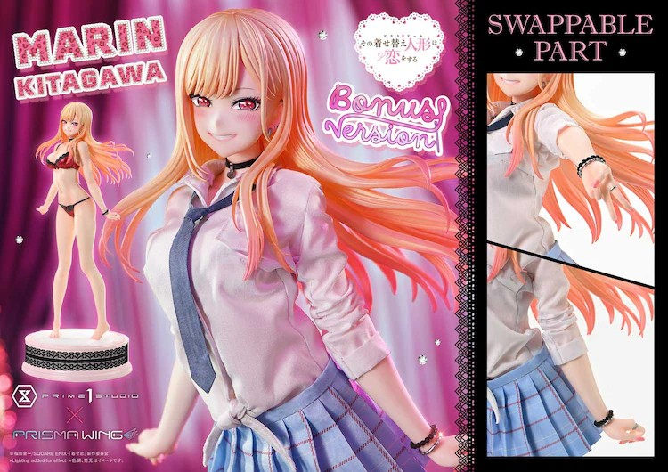  《着恋》喜多川海梦1/4比例雕像发布，高47厘米。  周边 第6张