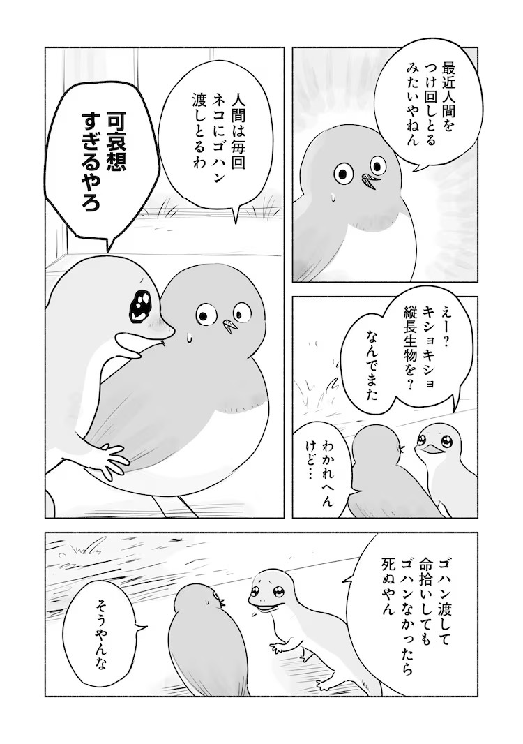 しけたいぬ新短篇漫画《めじとやも》开启连载 资讯 第3张